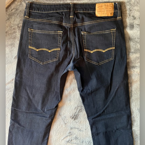 American Eagle Flex/4 360° Skinny Jean. Dark Rinse Wash. Size 31x32 - Picture 4 of 6